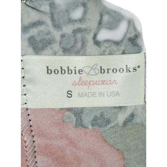 Lot of 2 Bobbie & Brooks Womens Sleepwear Pants S Red Rose Leopard Print Lounge - Picture 10 of 15